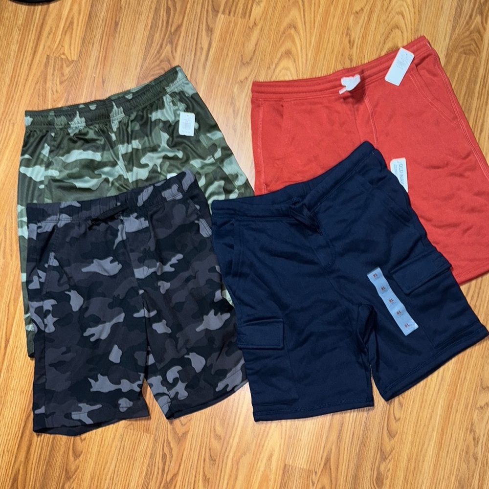 (4) Old Navy Shorts NWT 14/16